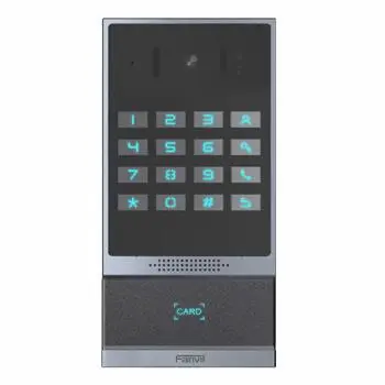 Interfon video Fanvil i64 PoE IP66 tastatură PIN negru