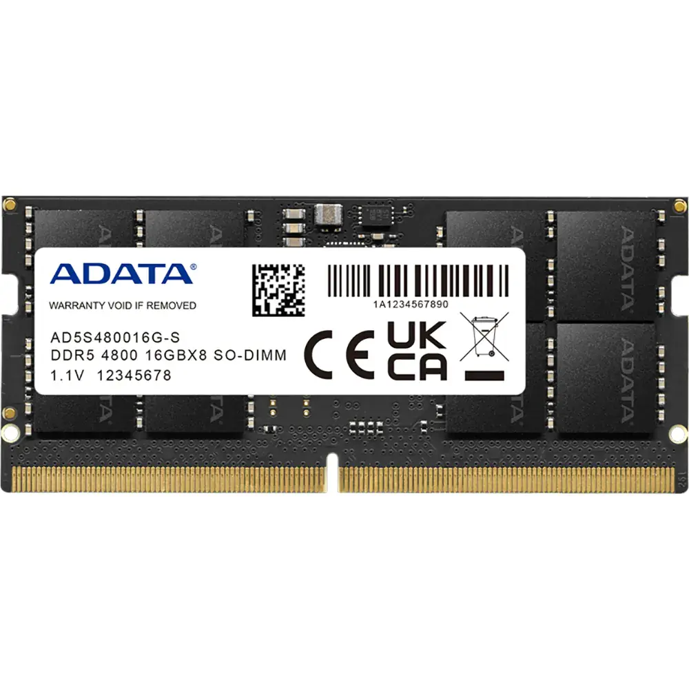 Memorie notebook ADATA 16GB DDR5 4800MHz SO-DIMM CL40