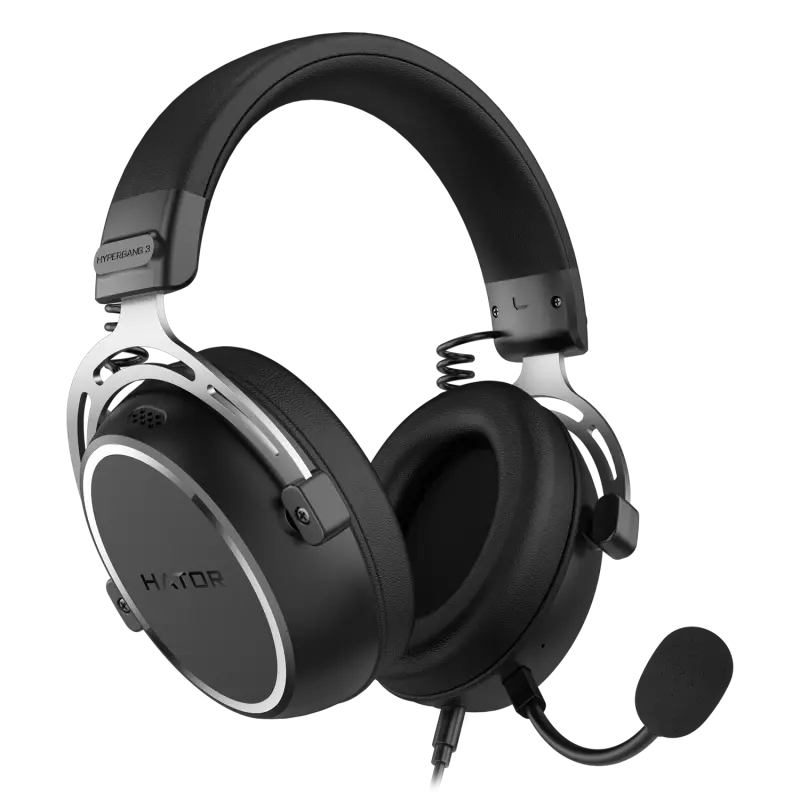 Căști gaming cu fir Hator Hypergang 3 negru