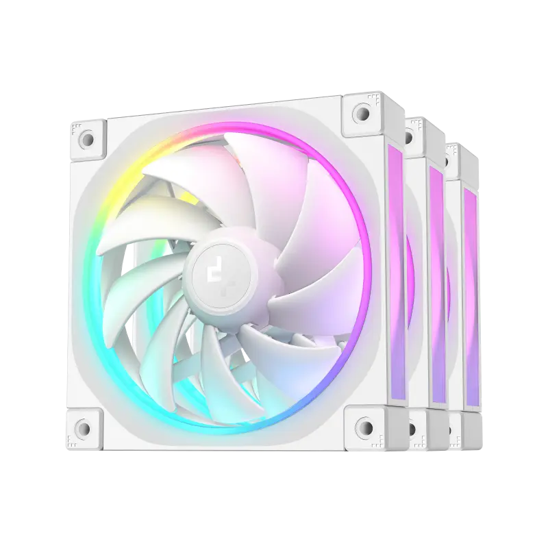 Ventilatoare Deepcool FL12-3IN1 120mm alb