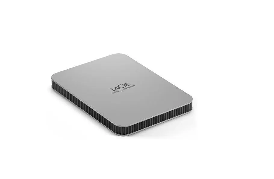 HDD extern LaCie Mobile Drive 4TB 2.5 inch USB-C USB 3.2 Gen 1 Moon Silver
