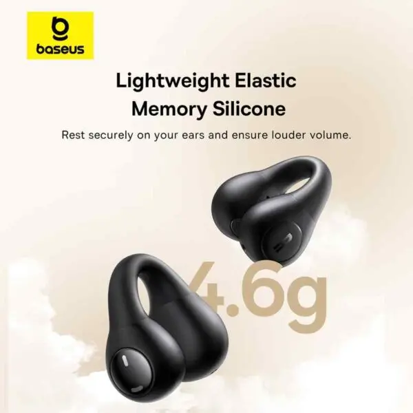 Căști Baseus Bass 15 Clip Open-Ear Bluetooth 5.4 Negru