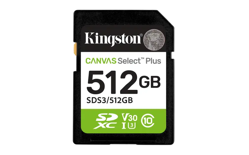 Card memorie Kingston Canvas Select Plus SD 512GB