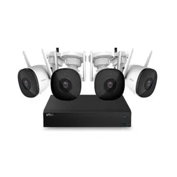 Kit supraveghere Imou Lite 4 camere exterior Full Color 2MP alb