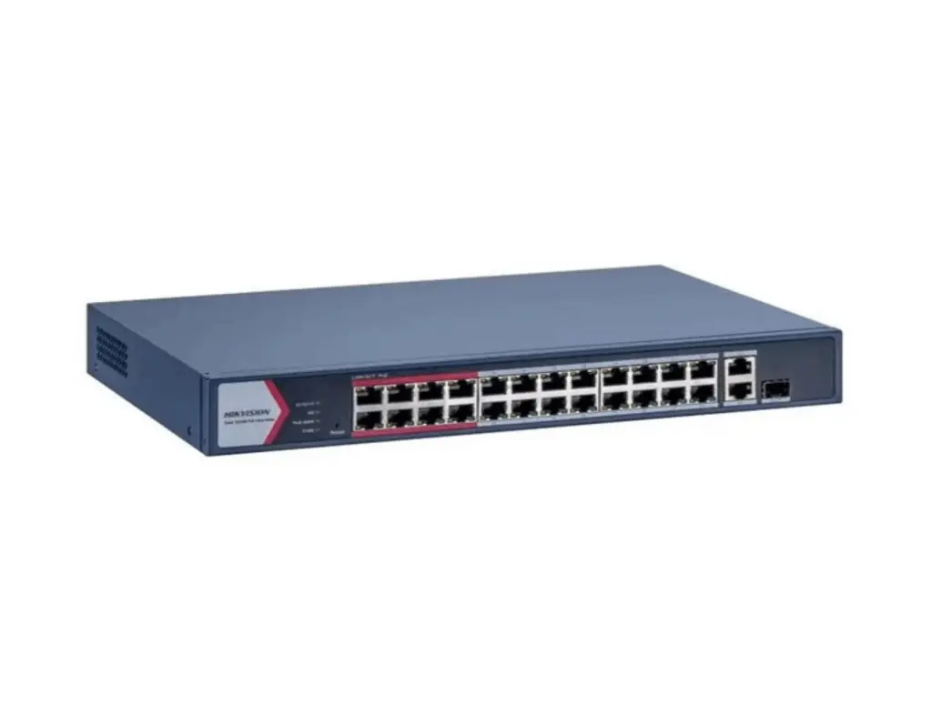 Switch PoE Hikvision DS-3E1326P-EI/M 24 porturi Fast Ethernet