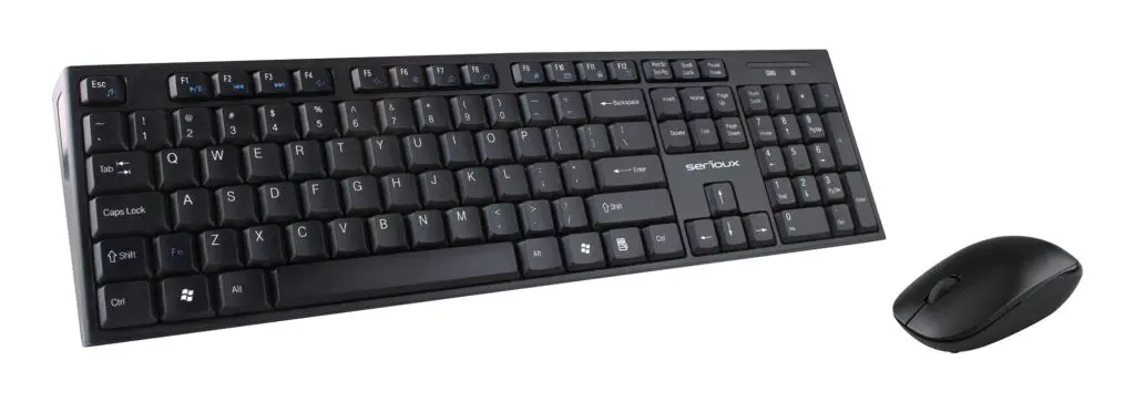 Kit tastatură mouse Serioux NK9800WR Wireless Negru