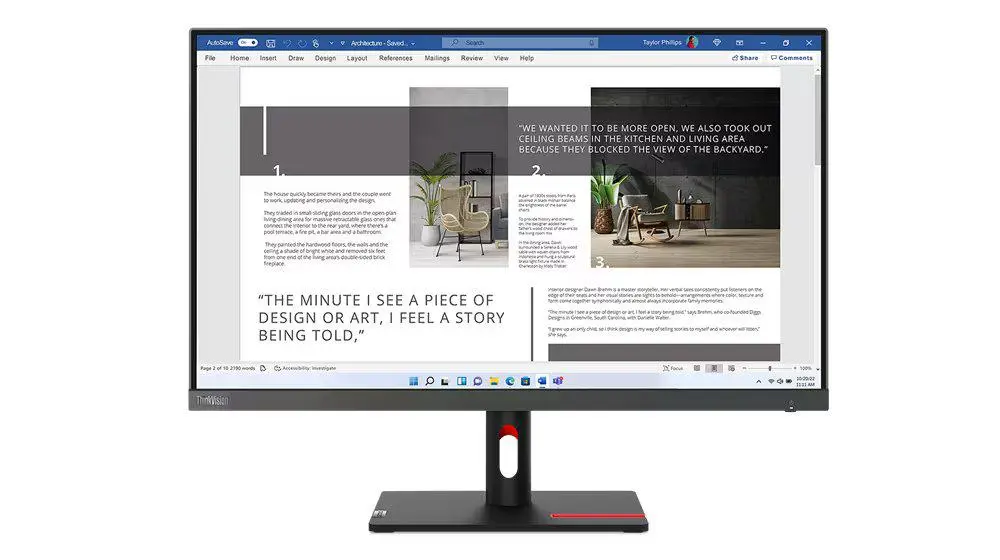 Monitor Lenovo ThinkVision S27i-30 27 inch FHD 100Hz