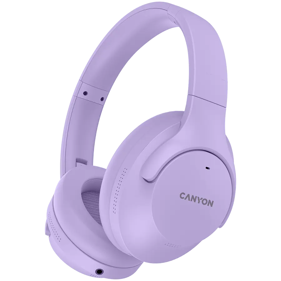 Căști wireless Canyon OnRiff 10 violet over-ear ANC