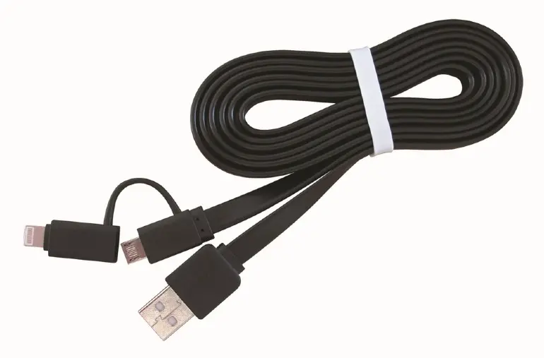 Cablu Gembird CC-USB2-AMLM2-1M USB 2.0 A la Lightning Micro-USB 1m