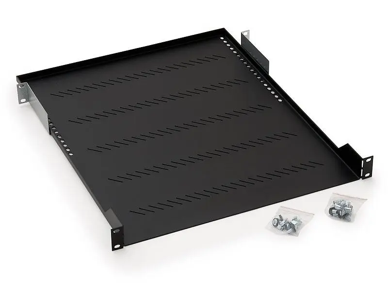 Raft fix perforat Triton RAB-UP-350-A1 19 inch 1U 40 kg negru