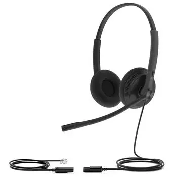 Căști Yealink YHS34 Lite Dual QD RJ9 negru