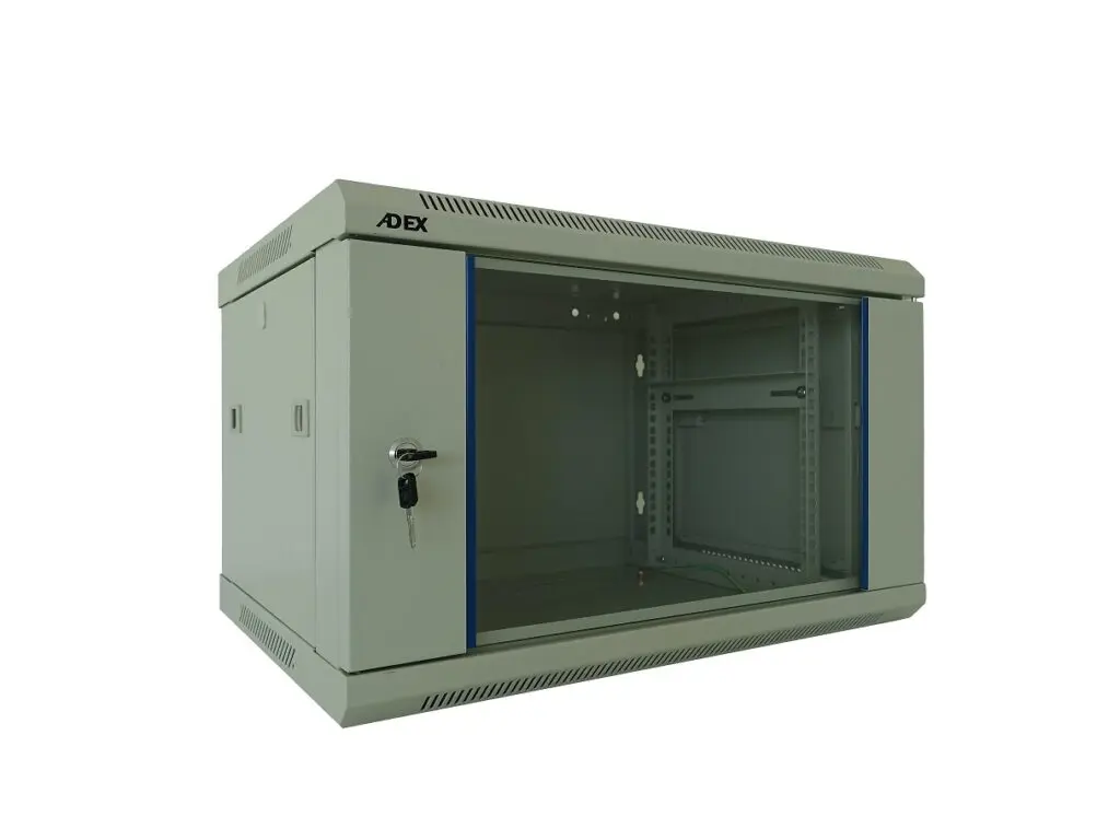 Rack Adex ADR6406M-BK 6U 450 mm negru perete