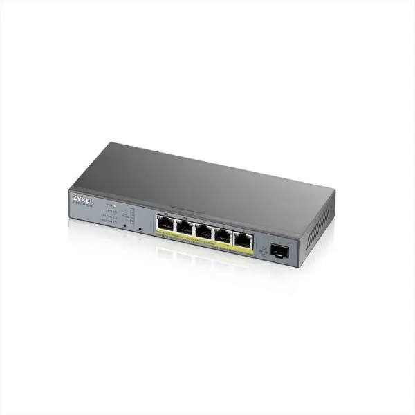 Switch ZyXEL GS1350-6HP 5 porturi PoE gri