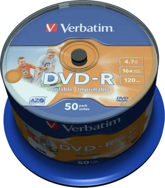 DVD Verbatim 43533 DVD-R 4.7GB 16x printable 50