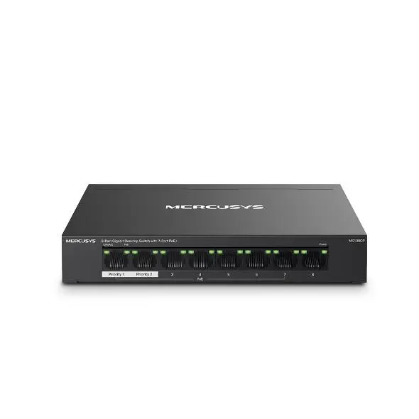 Switch PoE Mercusys MS108GP 8 porturi Gigabit