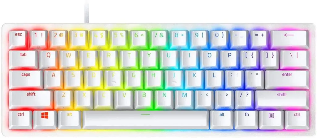 Tastatura gaming Razer Huntsman Mini Mercury, switch optic Purple
