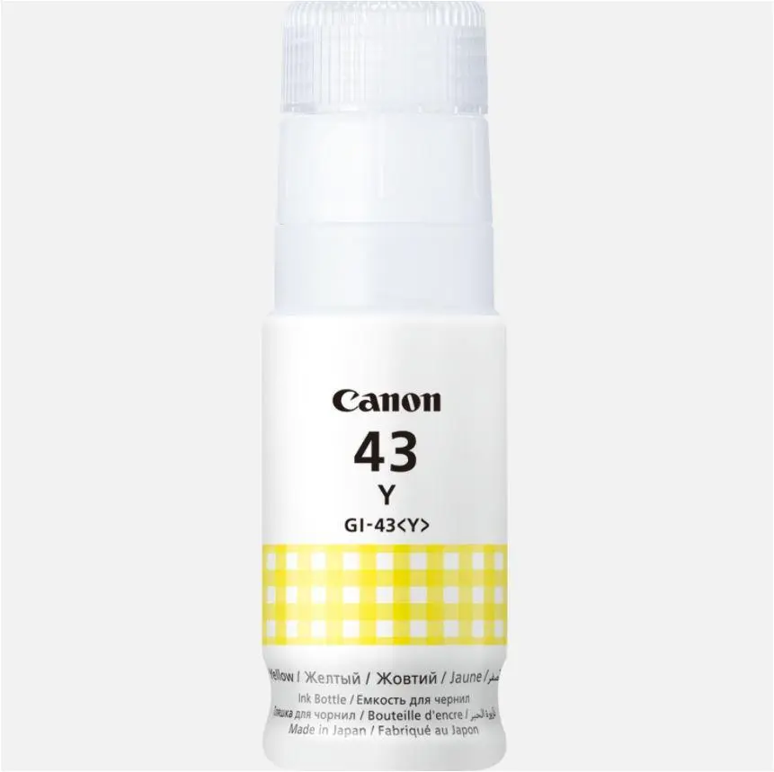Flacon cerneală Canon GI-43 Y galben 60 ml PIXMA G540 G640