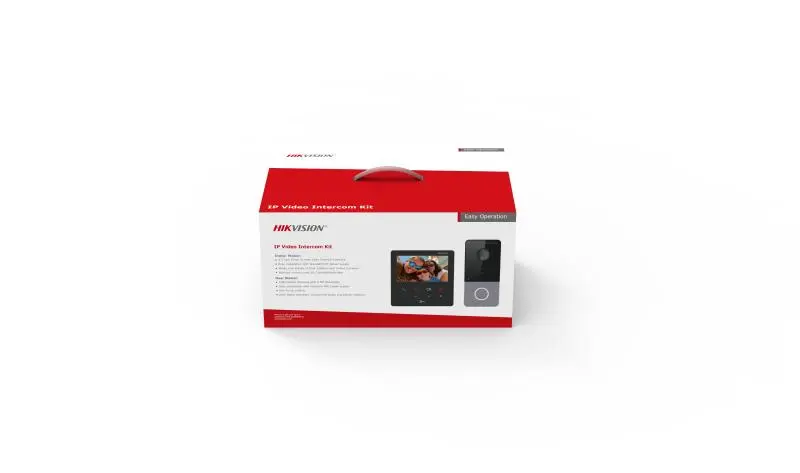 Kit videointerfon Hikvision DS-KIS606-P Wi-Fi 4.3 inch