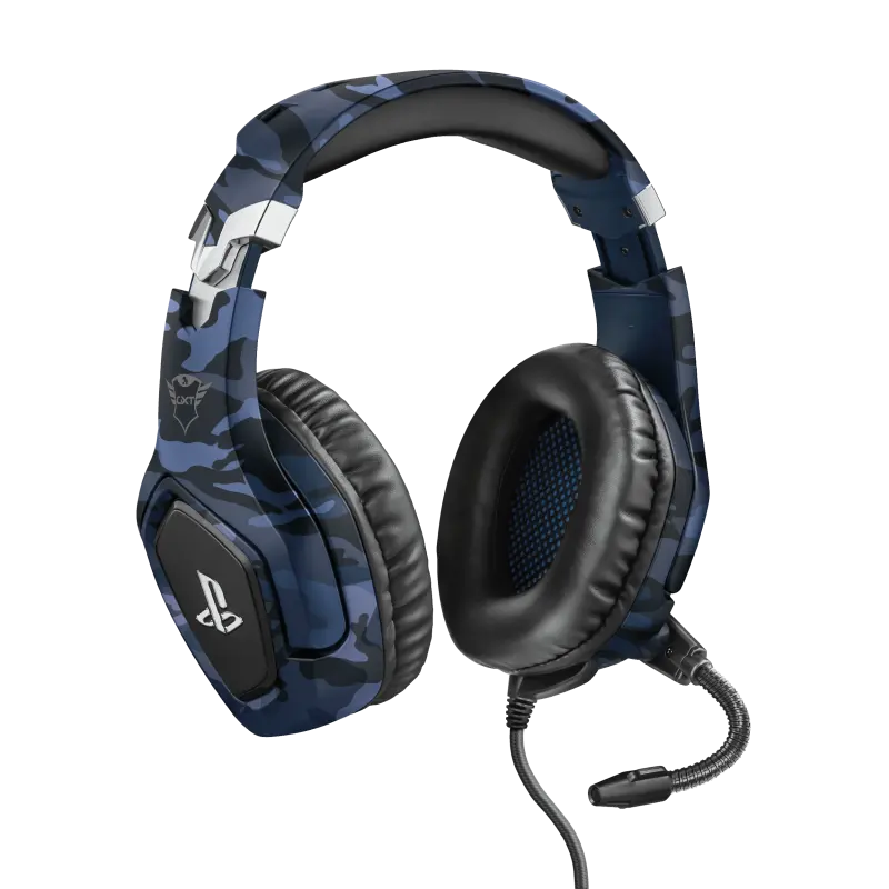 Casti gaming Trust GXT 488 Forze-B albastru PS4/PS5