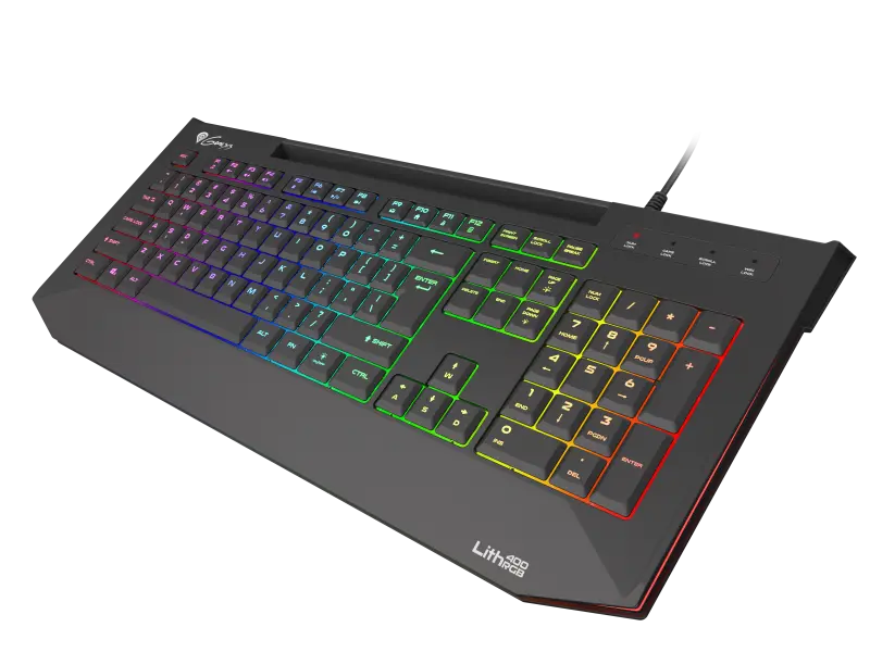 Tastatură gaming Genesis Lith 400 negru RGB