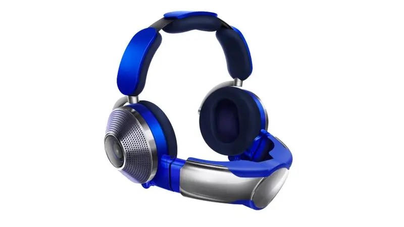 Căști Dyson Zone Ultra Blue/Prussian Blue Bluetooth ANC cu purificare aer
