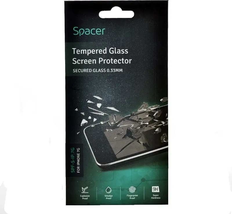 Folie sticlă 3D Spacer iPhone 7 Plus SPF-3D-IP.7G