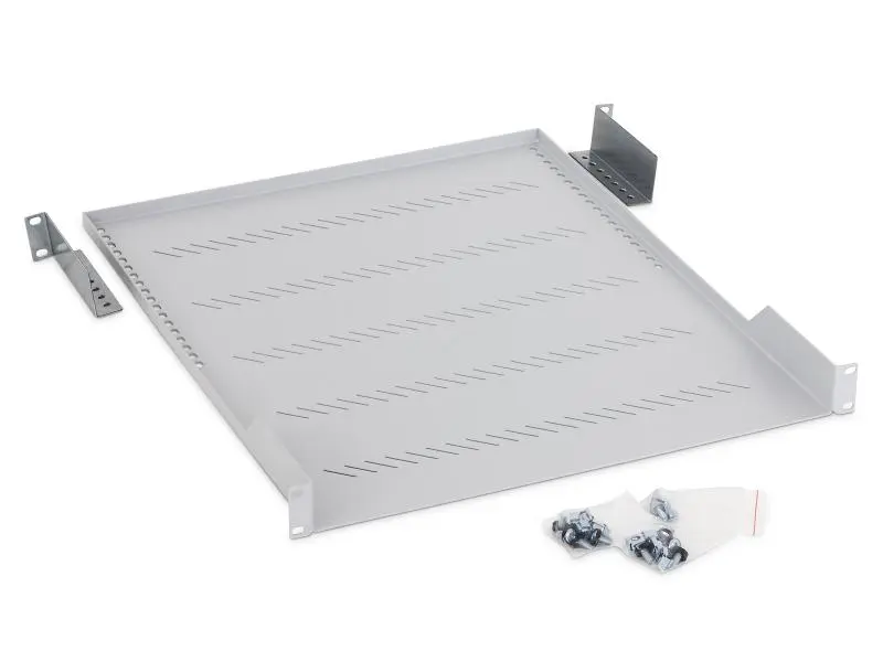 Raft perforat Triton RAC-UP-550-A1 1U 550mm 40kg gri
