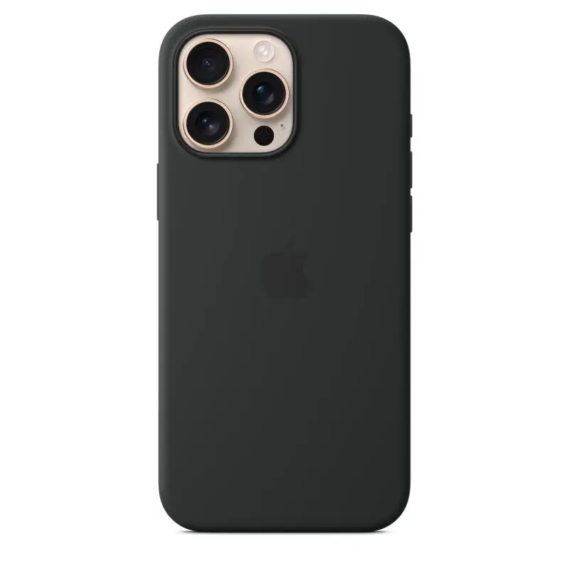 Husa Apple Silicone MagSafe iPhone 16 Pro Max Black MYYT3ZM/A