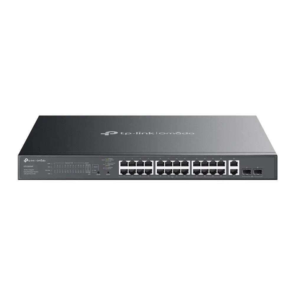 Switch TP-Link ES228GMP 28 porturi PoE Omada Easy Managed