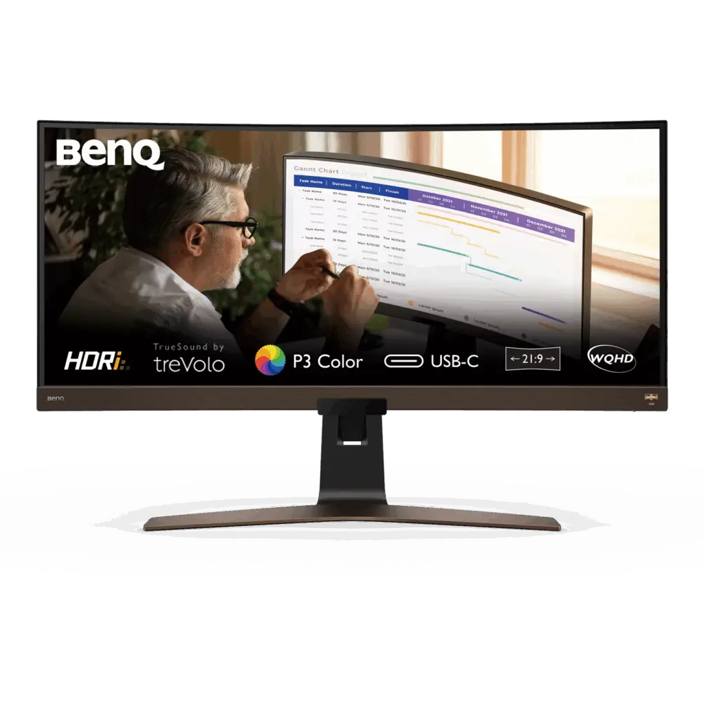 Monitor curbat BenQ EW3880R 37 5 inch WQHD IPS 60Hz