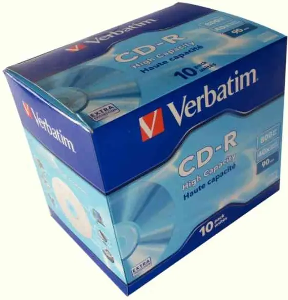 CD-R Verbatim 43428 800MB 40x Extra Protection 10 pack Alb