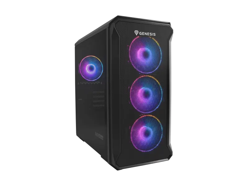 Carcasă Genesis Irid 503 ARGB Mini Tower Negru