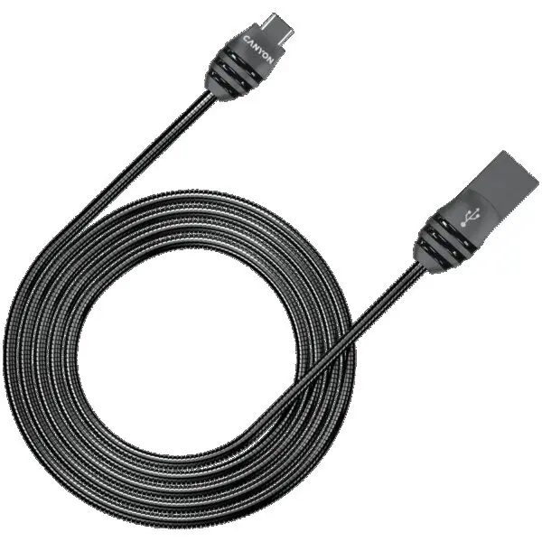 Cablu date Canyon UC-5 USB-C 1m Dark Grey