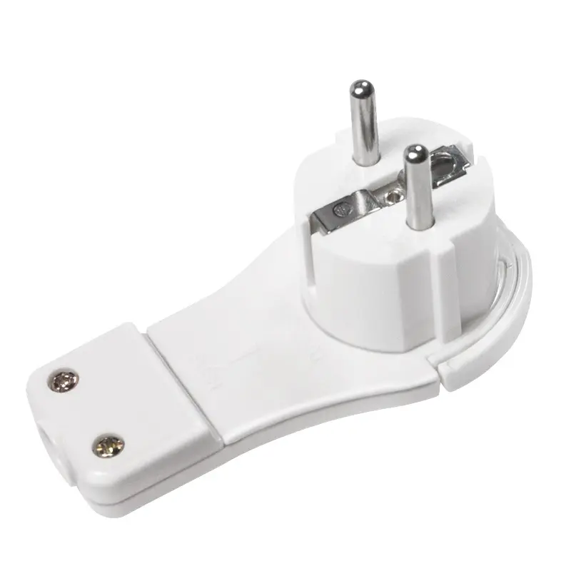 Adaptor unghi drept Logilink LPS228 Schuko 16A alb