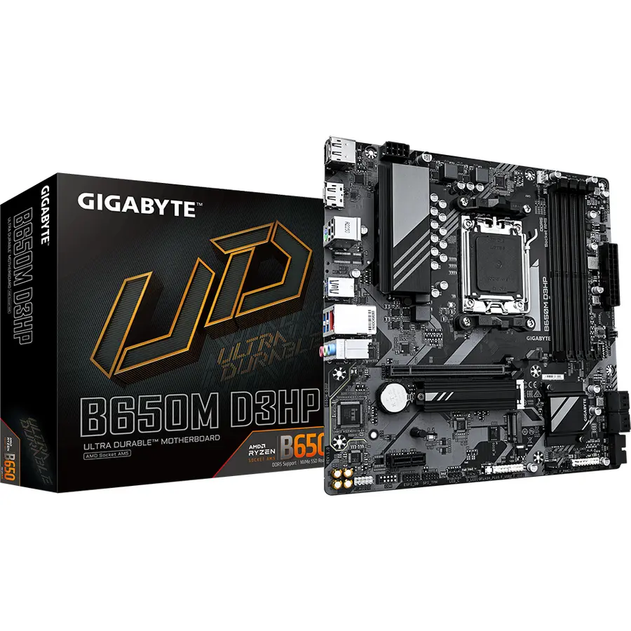 Placă de bază Gigabyte B650M D3HP AM5 mATX DDR5