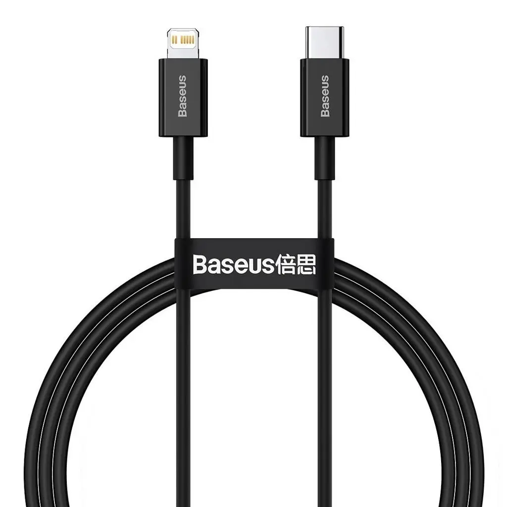 Cablu Baseus CATLYS-A01 Type-C Lightning PD 1m negru