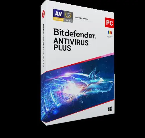 Antivirus Bitdefender Antivirus Plus 3 dispozitive, 1 an, licență retail