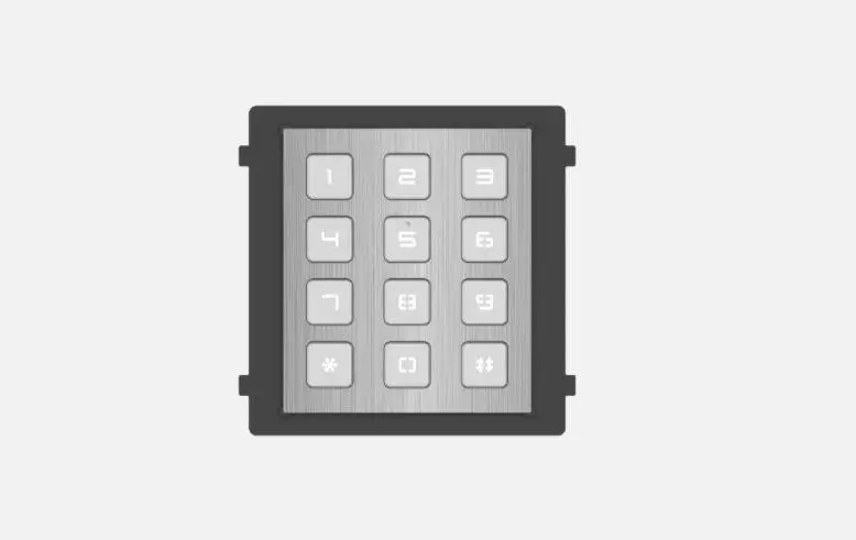 Modul tastatură videointerfon Hikvision DS-KD-KP/S