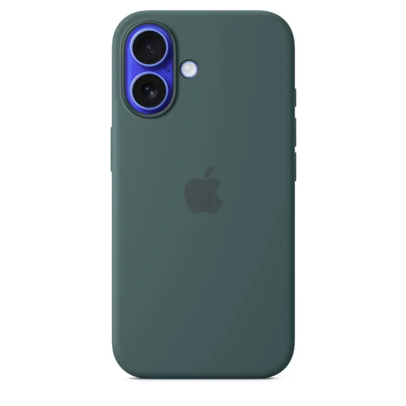 Husă Apple Silicone iPhone 16 MagSafe verde lac