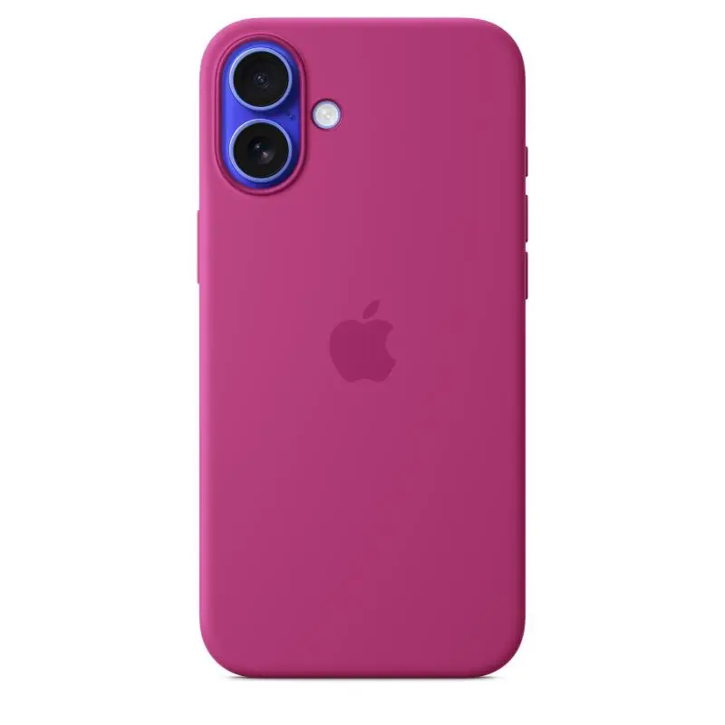 Husă Apple Silicone iPhone 16 Plus MagSafe fuchsia