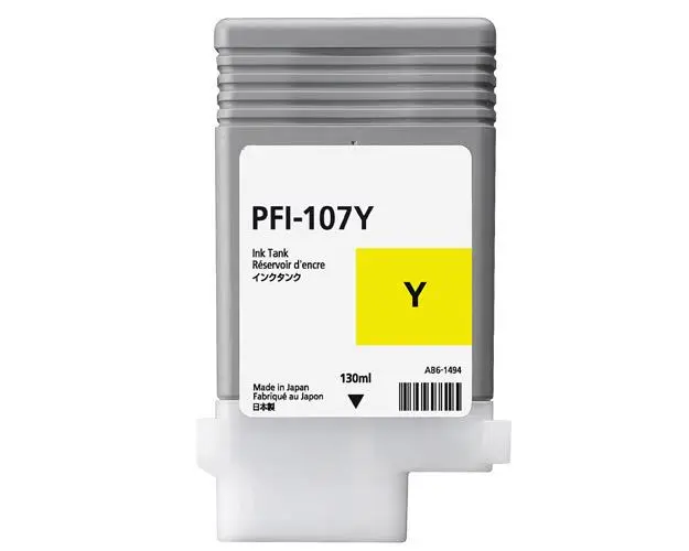 Cartuș Canon PFI-107 galben inkjet 130 ml