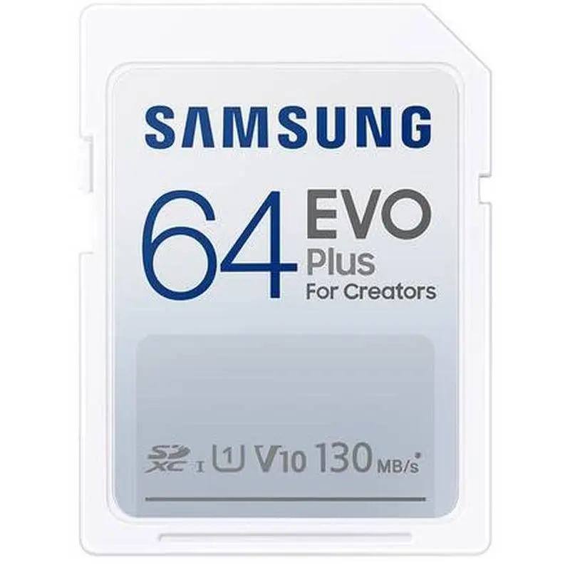 Card memorie Samsung EVO Plus 64GB SDXC UHS-I