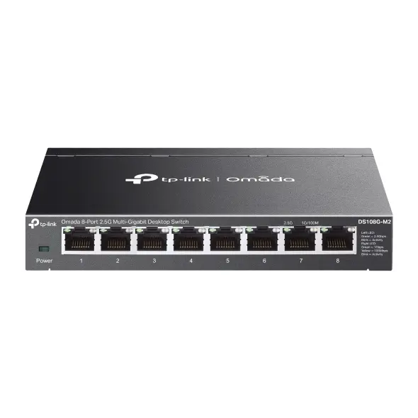 Switch TP-Link DS108G-M2 8 porturi 2.5G carcasă metal
