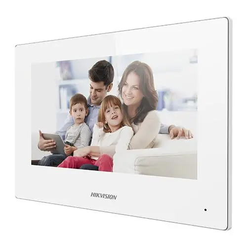 Monitor videointerfon Hikvision DS-KH6320-WTE1-W alb 7″ touch Wi-Fi PoE