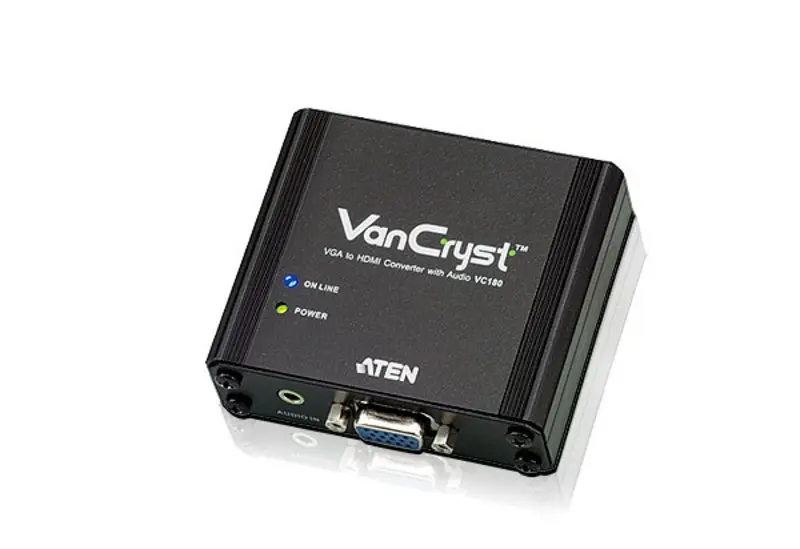 Adaptor video ATEN VC180 VGA jack la HDMI Full HD