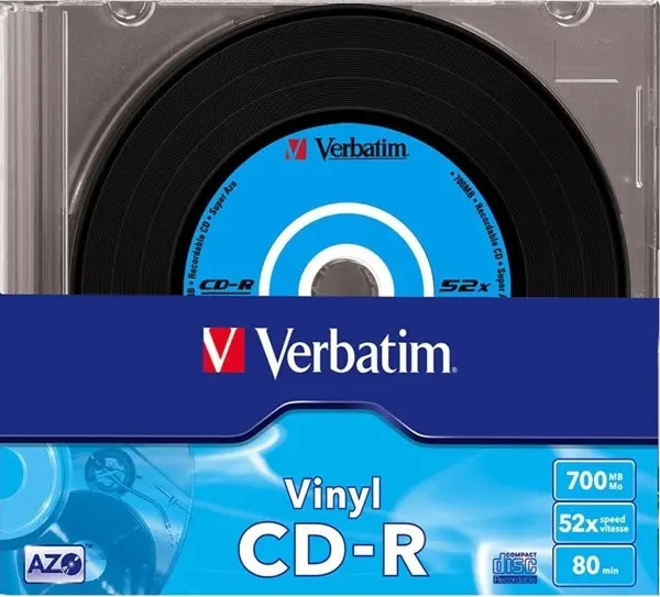 CD-R Verbatim 43426 AZO Data Vinyl 700MB slim 10