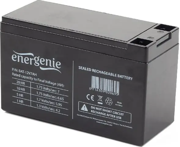 Baterie UPS Gembird BAT-12V7AH 12V 7Ah