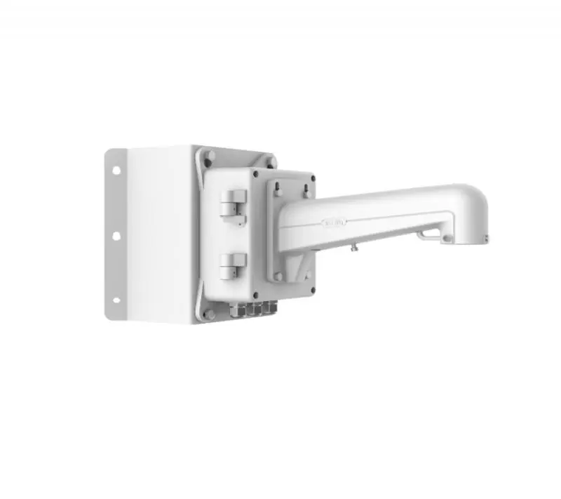 Suport colt Hikvision DS-1602ZJ-BOX-CORNER alb aluminiu