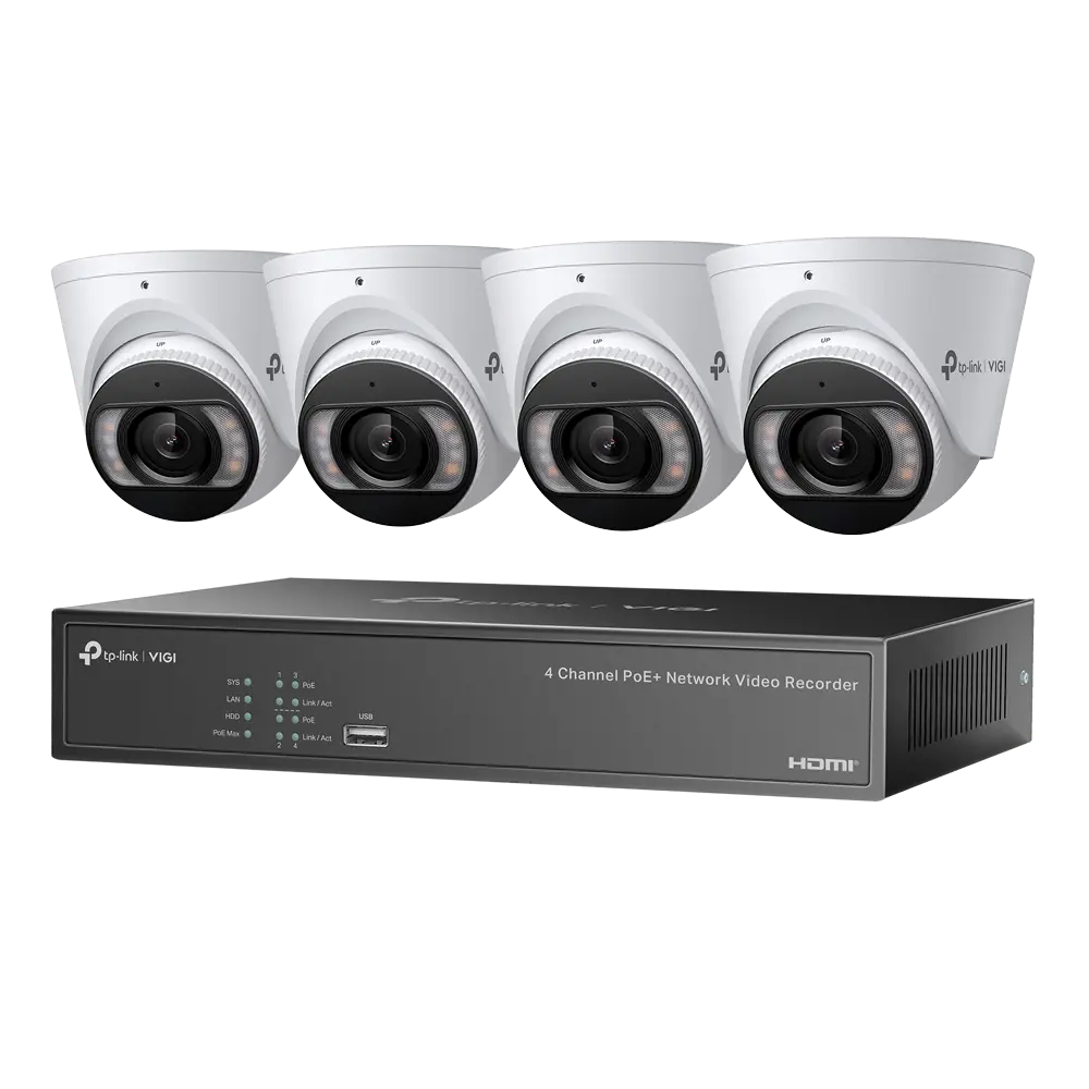 Kit TP-Link VIGI NK4P-T4425-2T 4 camere NVR
