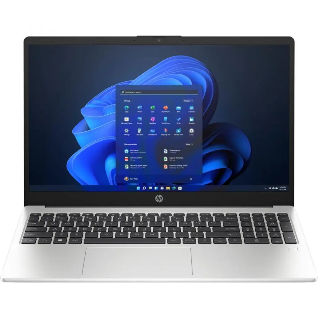 Laptop HP 255 G10 Ryzen 5 7530U 16GB 512GB FreeDOS Silver